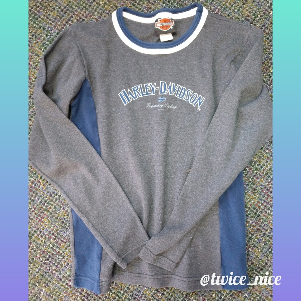 Harley Davidson Womens Long Sleeve Top S
